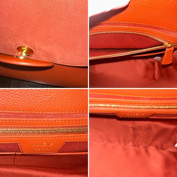 Polene Terracotta Leather Satchel - Picture 13 of 14